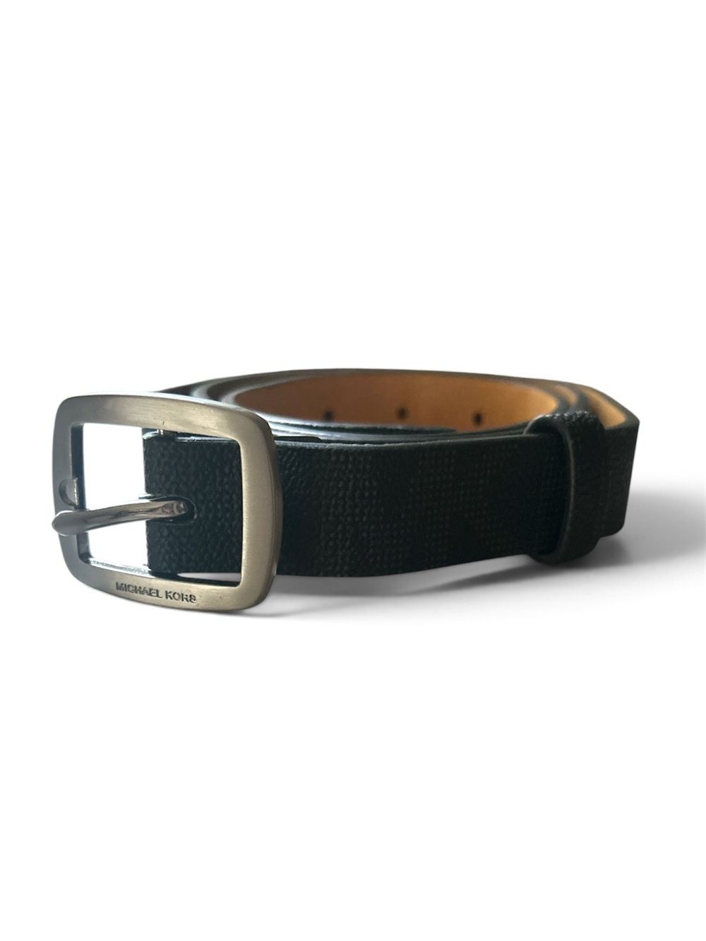 Michael Kors Black MK Belt Style#: 554676 | Size Medium